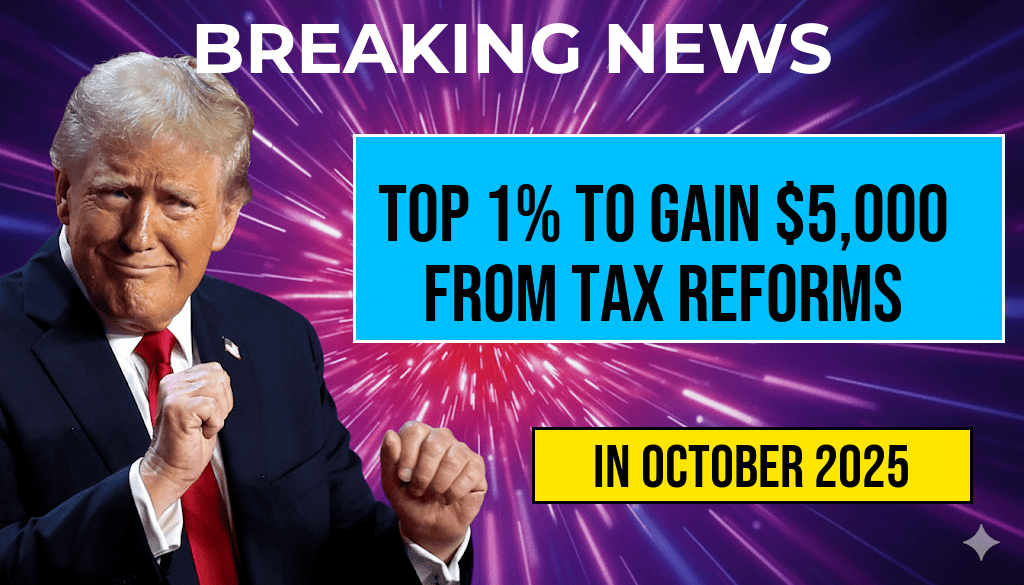 Wealthiest Americans in the Top 1% Set to Gain $5,000 Increase in Net Income Due to Tax Reforms
